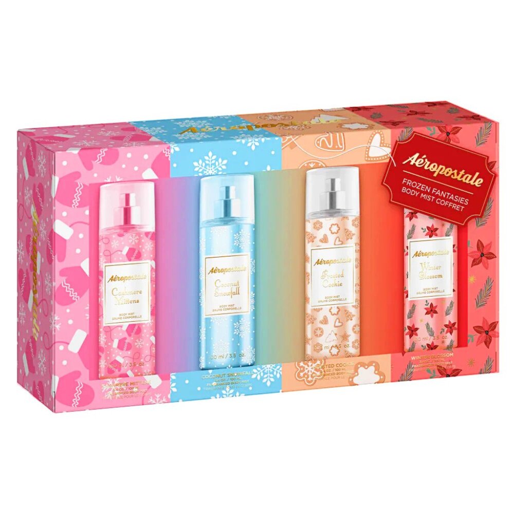 Aeropostale 4pc Gift Set 3.4oz Frozen Fantasies Body Mists